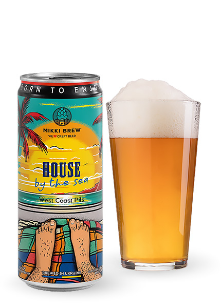 Пиво Mikki Brew House by The Sea West Coast Pils 0.33л