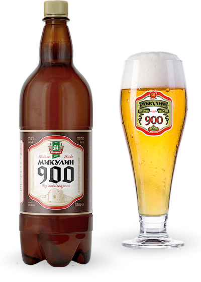 Пиво «Микулин 900» 1л