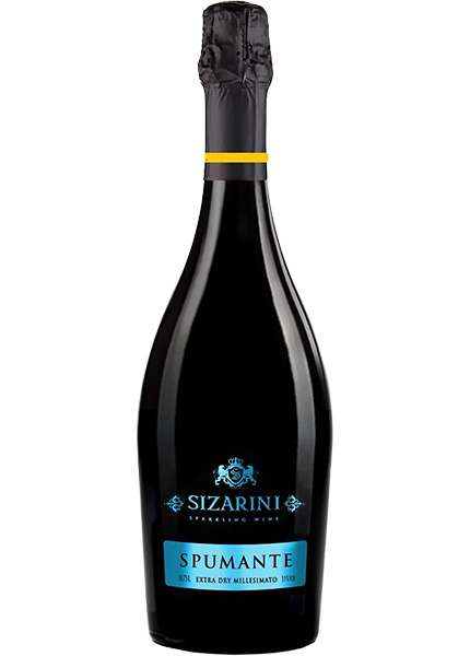 Вино ігристе Sizarini Spumante 0.75л