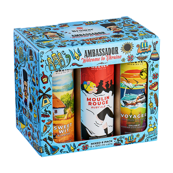 Набір пива Volynski Browar «Forever Ambassador» 0.5л х 6шт