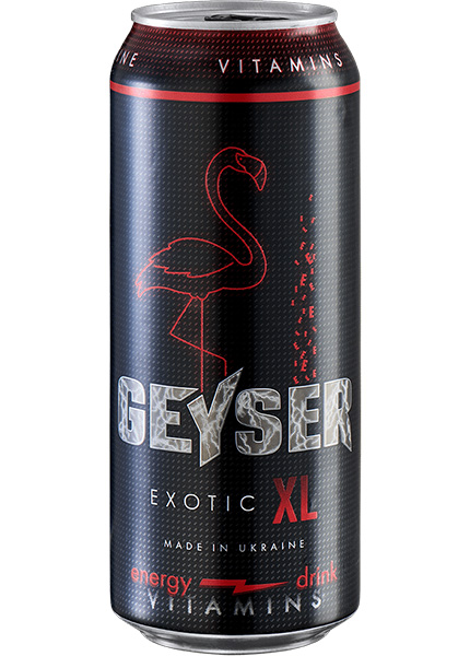 Напій енергетичний безалкогольний «Geyser Exotic» 0.5л