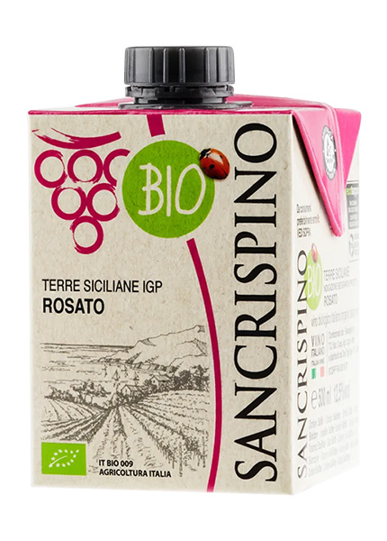 Вино Sancrispino Bio Terre Siciliane Rosato IGP 0.5л