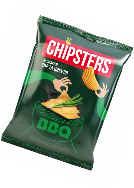 Чипсы картофельные «Chipsters» со вкусом сыр и лук, 120 г