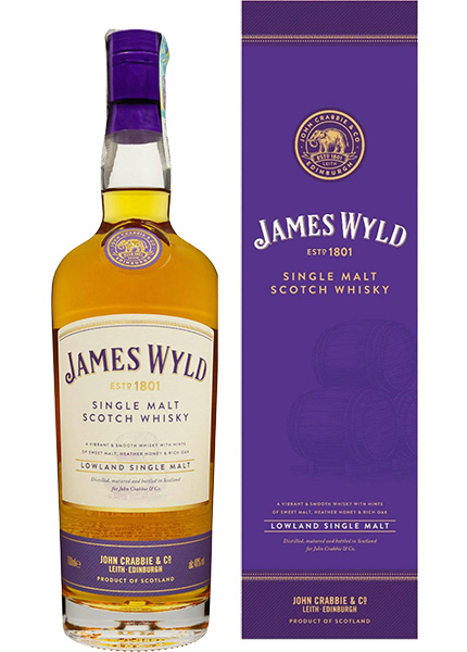 Віскі James Wyld Single Malt 0.7л в коробці