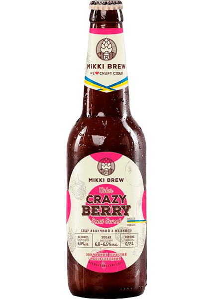 Сидр Mikki Brew Crazy Berry 0.33л