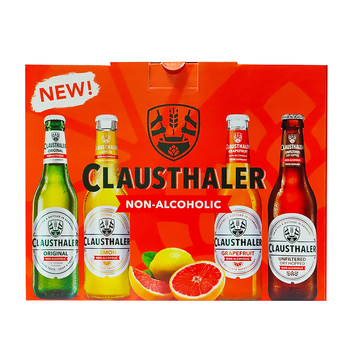 Набір безалкогольного пива Clausthaler 0.33л х 5шт