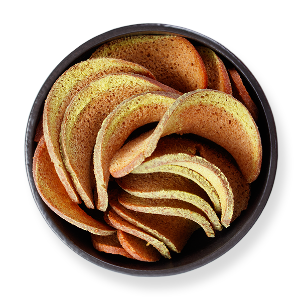 Сухарі житньо-пшеничні «Хвилясті» зі смаком васабі, 75г