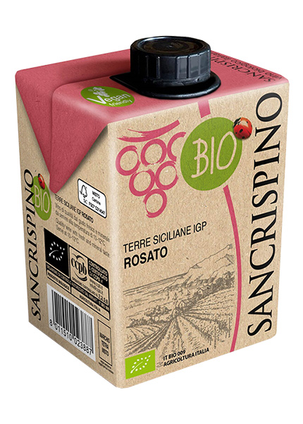 Вино Sancrispino Bio Terre Siciliane Rosato IGP 0.5л
