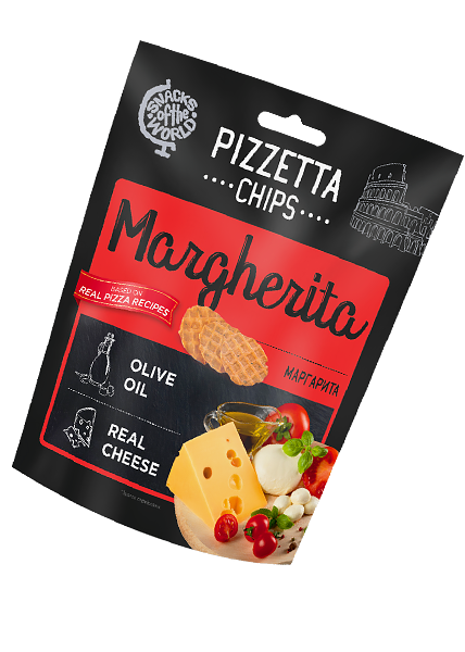 Снек хрусткий «Pizzetta Chips Маргарита», 70г
