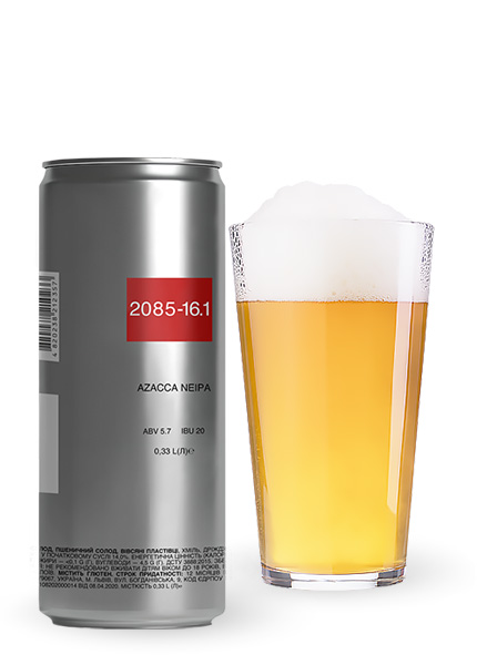 Пиво 2085-16.1 AZACCA NEIPA 0.33л