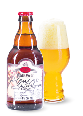 Пиво MakarBeer «Бельгийское Пшеничное» белое нефильтрованное 4.5°