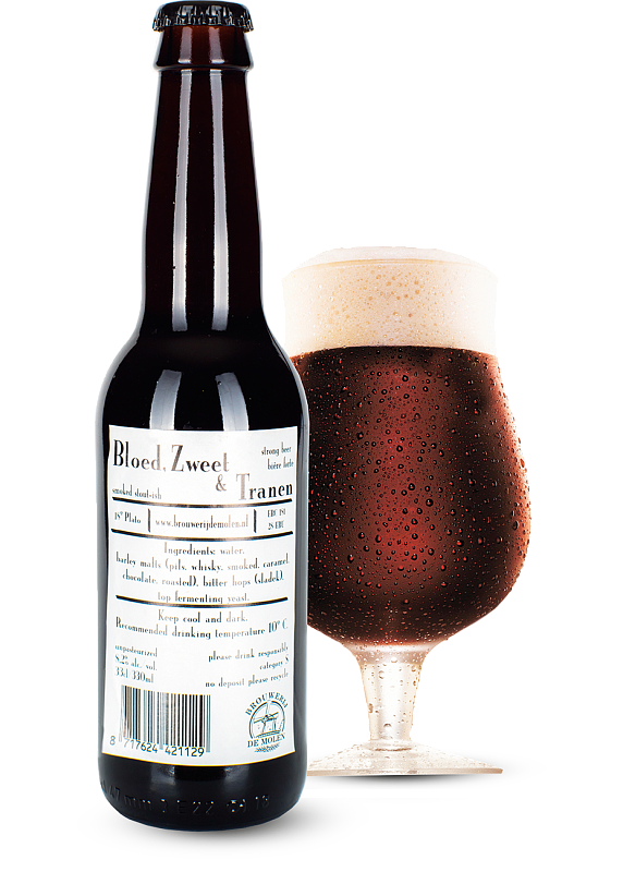 Пиво De Molen «Bloed. Zweet & Tranen» темне фільтроване 8.2°