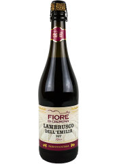 Вино полуигристое Fiore di Cremona Lambrusco Dell`Emilia IGT Rosso 0.75л