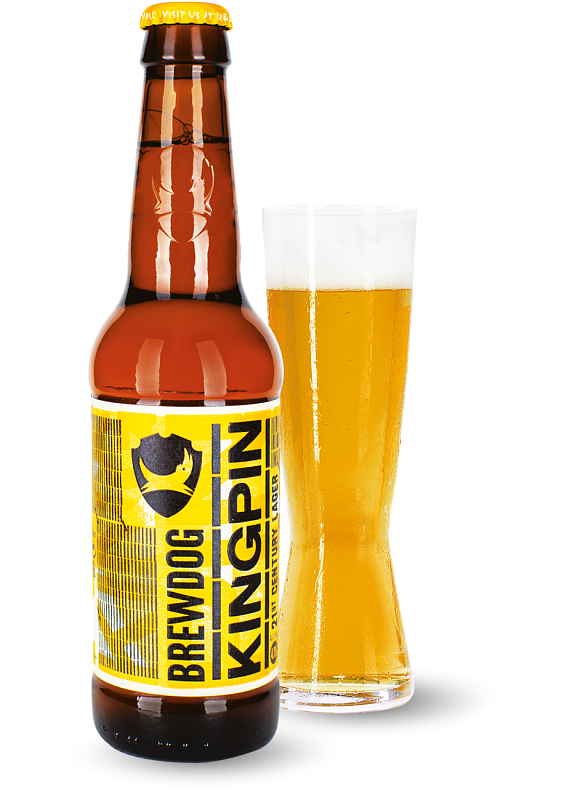 Пиво BrewDog «KingPin» светлое фильтрованное 4.7°