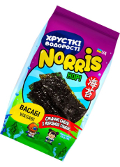 Нори снек Norris со вкусом васаби, 4.5г