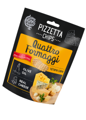Снек хрустящий «Pizzetta Chips 4 сыра», 70г