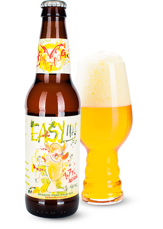 Пиво Flying «Dog Easy IPA» світле нефільтроване 4.7°