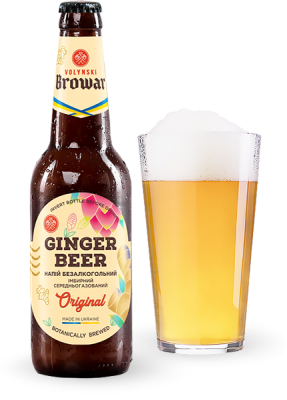 Пиво безалкогольное Volynski Browar Ginger Beer 0.35л