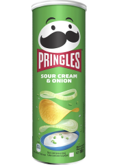 Чипсы «Pringles» со вкусом сметаны и лука, 165г