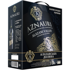 Вино Aznauri «Алазанская долина» 3л