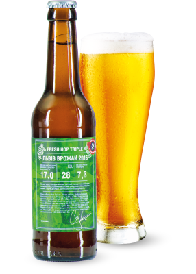 Пиво Правда «Fresh Hop TRIPLE» светлое нефильтрованное 7.3°