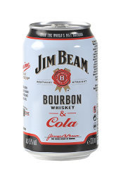 Напиток слабоалкогольный Jim Beam Whiskey-Cola 0.33л