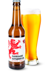 Пиво Правда «Львовский народный Эль» светлое нефильтрованное 5.2°