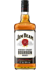 Виски Jim Beam White Straight Bourbon 4 года 1л
