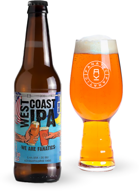 Пиво Fanatic Collab West Coast IPA 0.33л