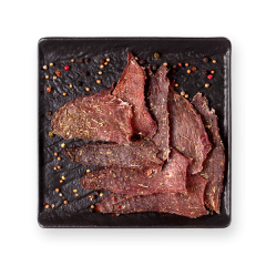 Мясо говяжье вяленое «Лапскаут» чипсы