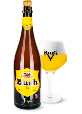 Пиво Dubuisson «Bush Blond Tripel» белое нефильтрованное 10.5°