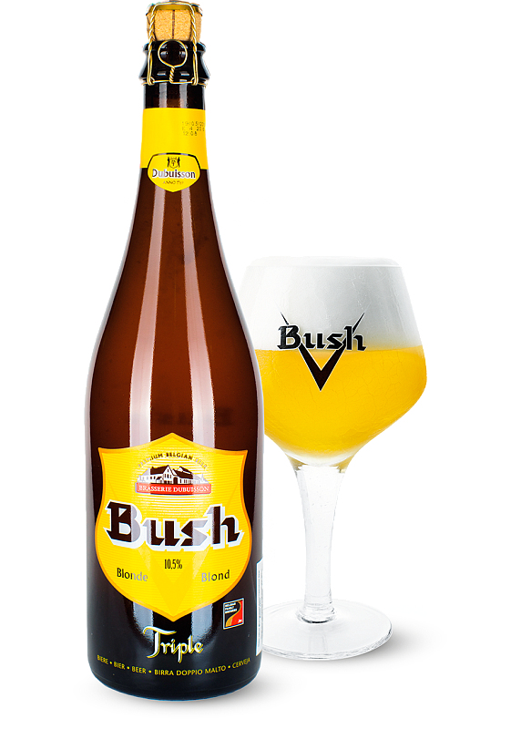 Пиво Dubuisson «Bush Blond Tripel» біле нефільтроване 10.5°