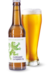 Пиво Правда FRESH HOP «Львівський народний ель» светлое нефильтрованное 5.2°