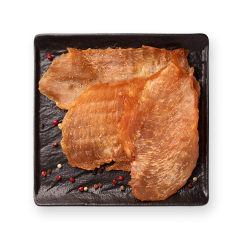 Мясо куриное вяленое чипсы с чесноком