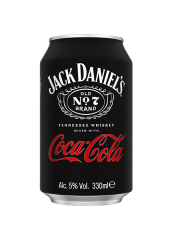 Напиток слабоалкогольный Jack Daniel's & Coca Cola 0.33л
