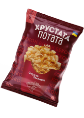 Снеки «Хрустата Потата» со вкусом бекона, 50г