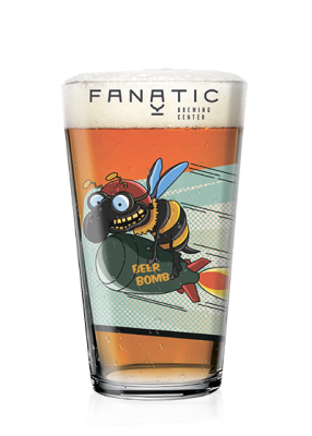 Пиво Fanatic «Crazy Bee» светлое нефильтрованное 5.8°