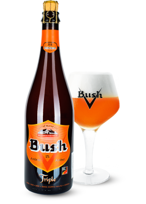Пиво Dubuisson «Bush Amber Tripel» светлое нефильтрованное 12.0°