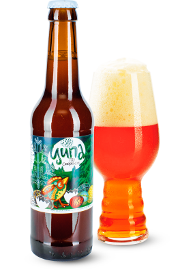 Пиво Ципа «Під Смереков» светлое нефильтрованное 5.0°