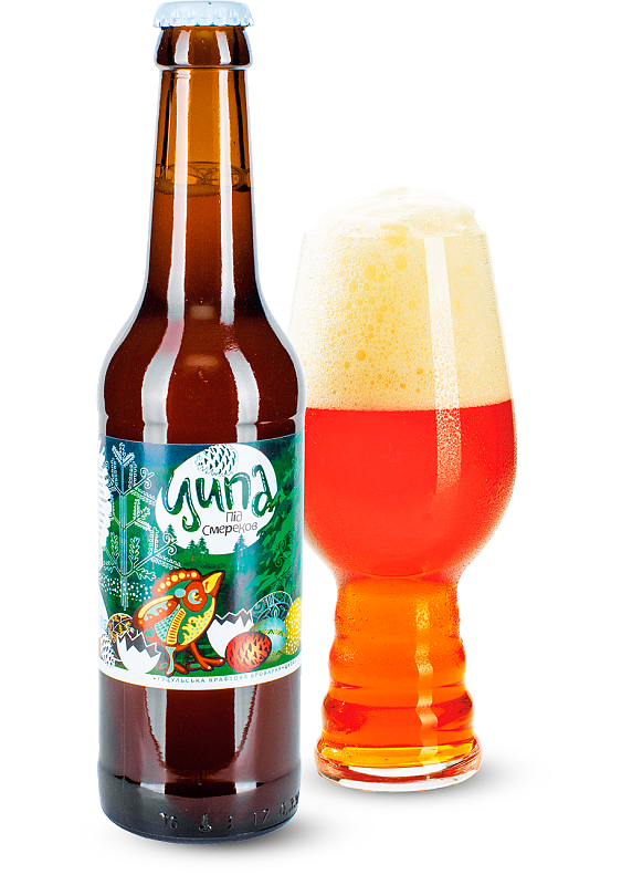 Пиво Ципа «Під Смереков» світле нефільтроване 5.0°