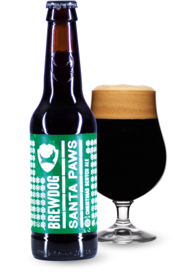 Пиво BrewDog «Santa Paws» темное нефильтрованное 8.2°