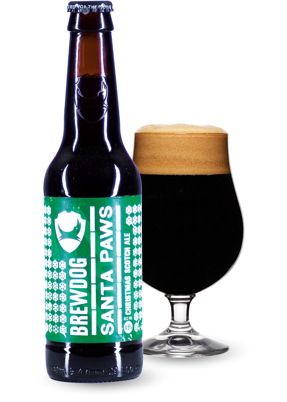 Пиво BrewDog «Santa Paws» темне нефільтроване 8.2°