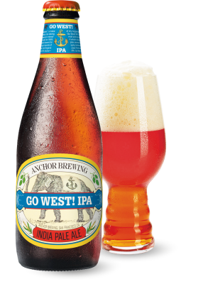 Пиво Anchor «Go West IPA» светлое фильтрованное 6.7°