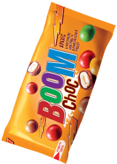 Драже «Boom Choc» арахис в шоколаде и цветной глазури, 50г