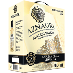Вино Aznauri «Алазанская долина» 3л