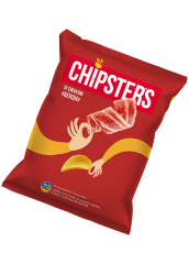 Чипсы картофельные «Chipsters» со вкусом бекона, 120г
