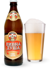 Пиво «Пивна душа» светлое 0.5л