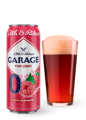 Пиво безалкогольное Seth&Riley's Garage Fun Zero №0 Raspberry 0.5л