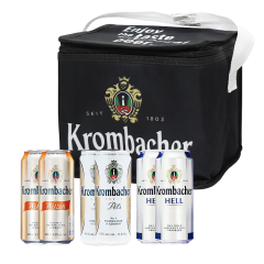 Набор пива Krombacher в ассортименте 0.5л х 6шт + термосумка