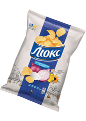 Чипсы «Люкс» со вкусом сметаны и лука, 125г